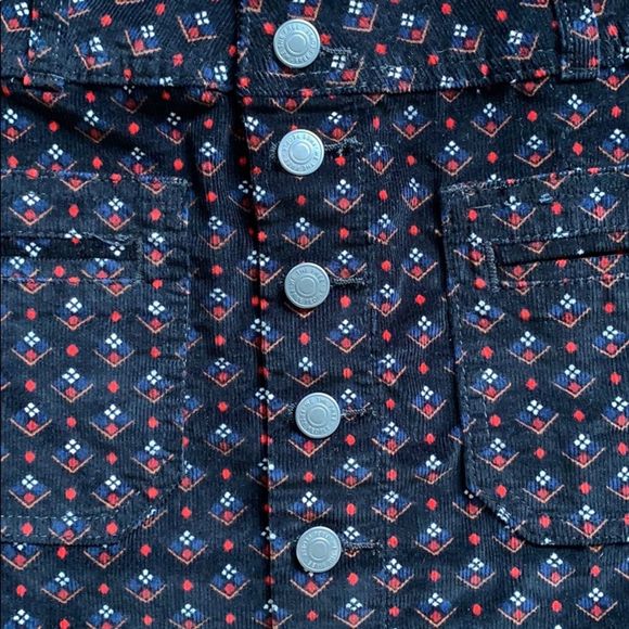 Free People Corduroy Mini Skirt Size 26 NWT - Picture 3 of 7